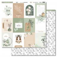 Colección de papeles HARMONIE lisos de doble cara FLORILEGES
