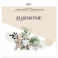 Colección de papeles HARMONIE lisos de doble cara FLORILEGES