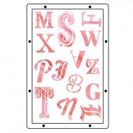 Juego de stencils y sellos transparentes Sizzix Studio A5 de Mark Montano