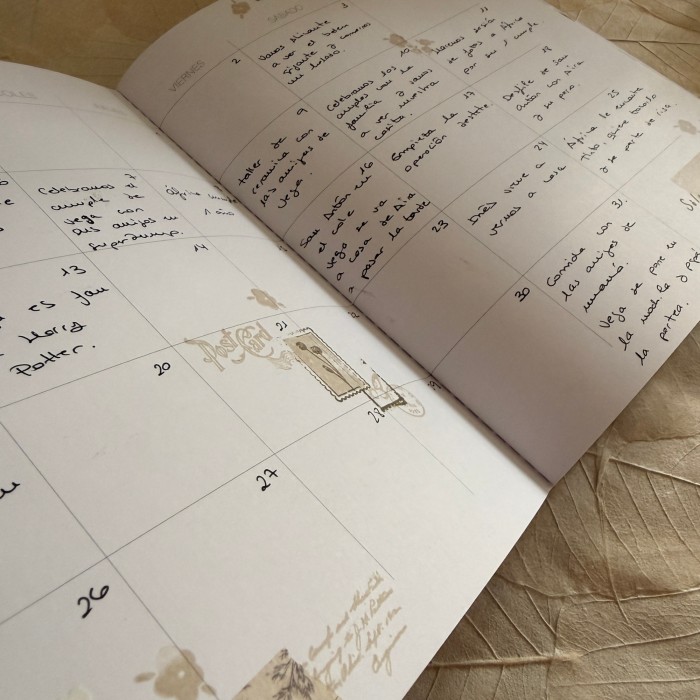 Libreta grande calendario perpetuo – Posdata