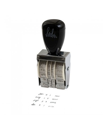 Sello Fechador Roller Date Stamp - Heidi Handwritten