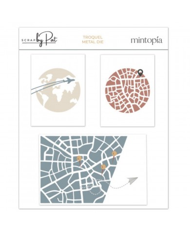 PREVENTA Troquel Scrapbypat Mapas y callejeros