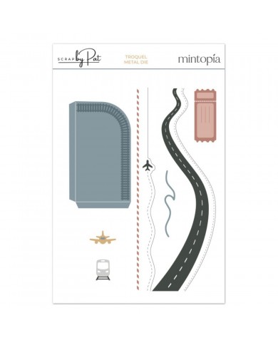 PREVENTA Troquel Scrapbypat Bordes viajeros