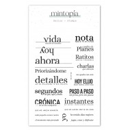 Sello Titulares Mintopía by Scrapbypat