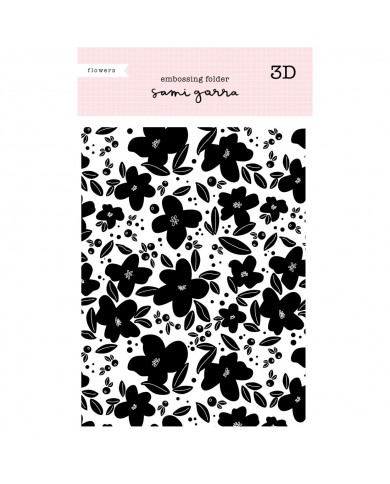 Carpeta de embossing 3D 6x8 - "Sobremesa"  Flowers 3D SamiGarra
