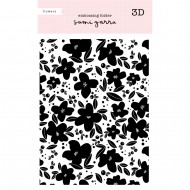 Carpeta de embossing 3D 6x8 - "Sobremesa"  Flowers 3D SamiGarra