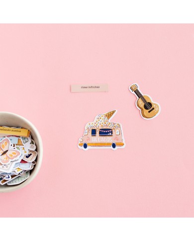 Recortables o Die cuts - "Sobremesa" -(116 piezas) SamiGarra