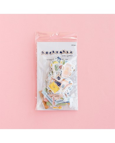 Recortables o Die cuts - "Sobremesa" -(116 piezas) SamiGarra