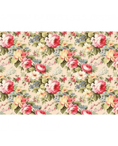 Paper Press, papel para encuadernar modelo 1  Books & Flowers
