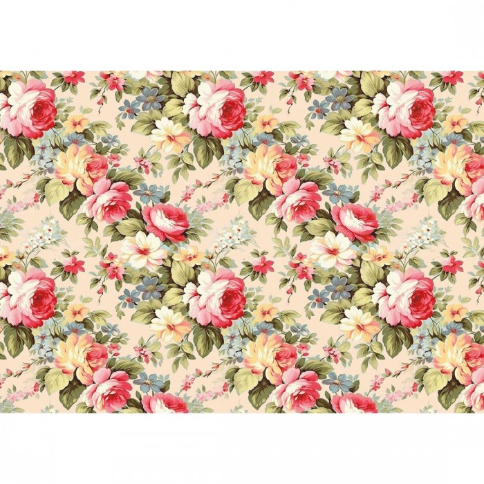 Paper Press, papel para encuadernar modelo 1  Books & Flowers