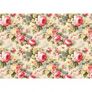 Paper Press, papel para encuadernar modelo 1  Books & Flowers