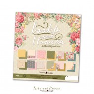 Bloc de Papeles 12x12" - 12 papeles a doble cara Books & Flowers