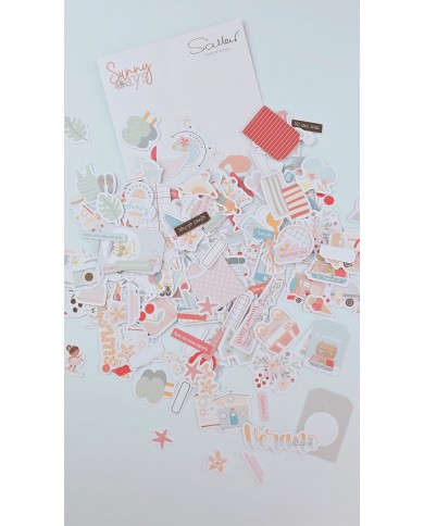 Die Cuts o Recortables Sunny Holi Days de Pili Sallent