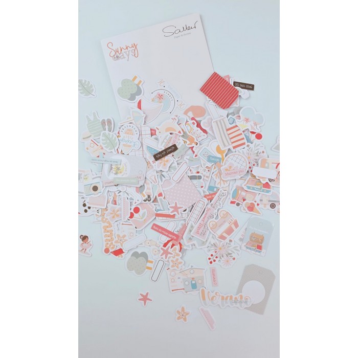 Die Cuts o Recortables Sunny Holi Days de Pili Sallent