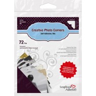 Esquinas autoadhesivas de papel para fotos (paquete de 72 unidades)