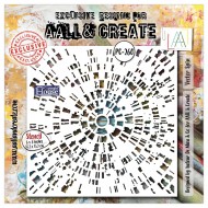 Stencil Aall and Create 6" x 6" Vector Spin