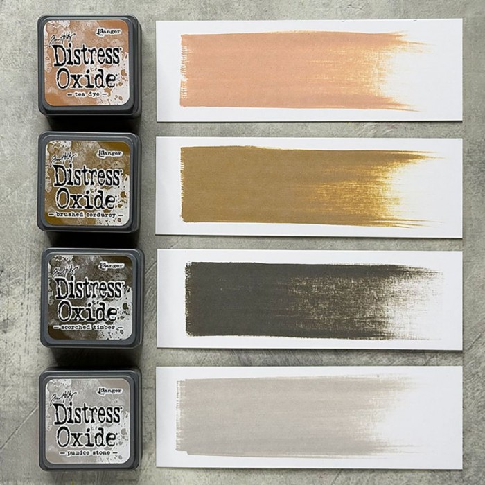 TINTAS DISTRESS OXIDE tamaño pequeño Kit 18 Tim Holtz - Ranger