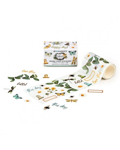 Rollo de pegatinas Washi de 49 and Market Nature