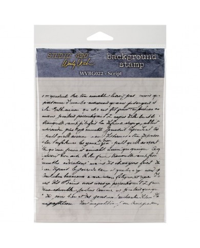 Sello Studio 490 Wendy Vecchi Background Cling Stamp 5"X5"