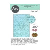 Carpeta de Embossing Sizzix A6 Textured Impressions By Eileen Hull - Floral Damask