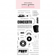 Sello En primera fila (conciertos) 36 piezas 10x20cm