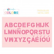 Troquel Alfabeto Stencil Kimidori Colors TQKM000176