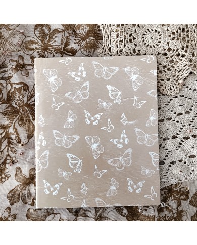 Libreta grande cosida mariposas – POSDATA