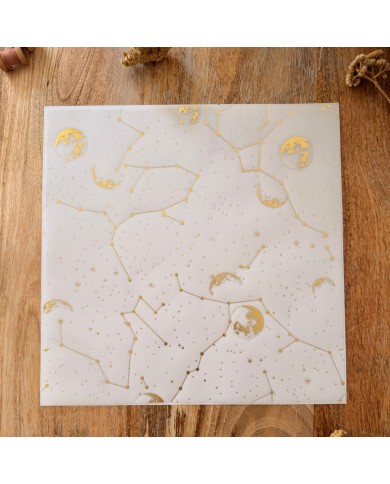 Papel vellum foil Nómada 30x30 cmts