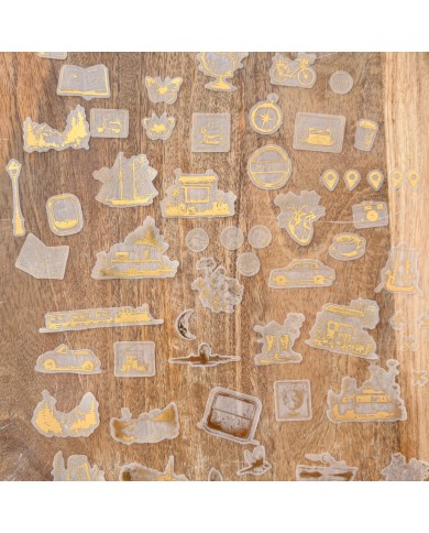 Set die cuts vellum foil – NÓMADA