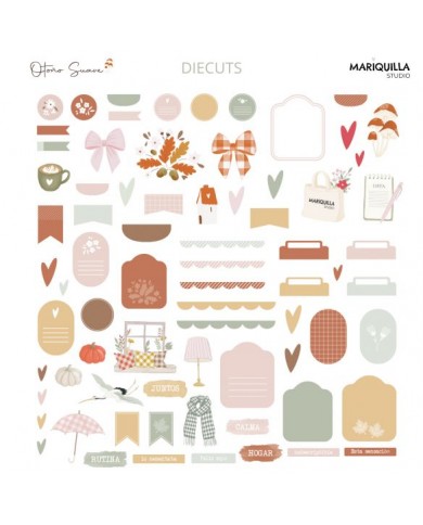 Diecuts Otoño Suave  Mariquilla Scrap