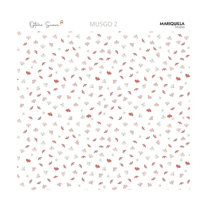 Papel Musgo 02 Papel 12x12"
