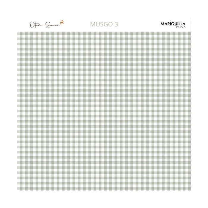 Papel Musgo 03 Papel 12x12"