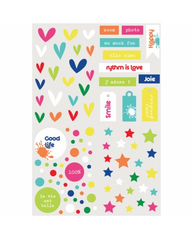 Stickers Colorful life - HA PI Little Fox