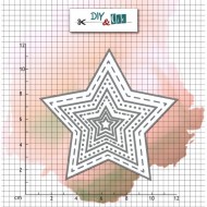 Troquel estrella en varios tamaños