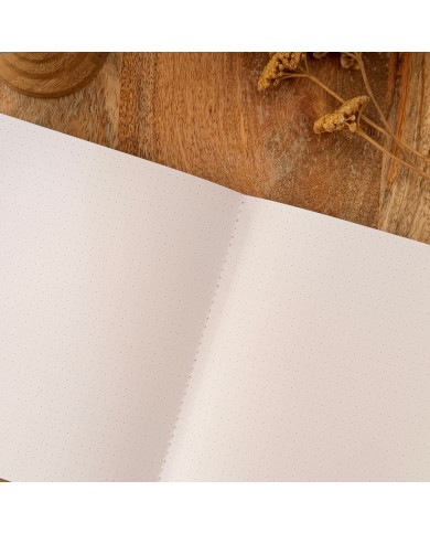Libreta grande cosida Botanica Raices
