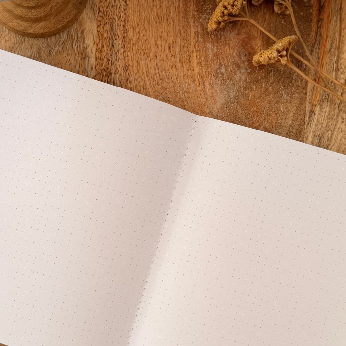 Libreta grande cosida Botanica Raices