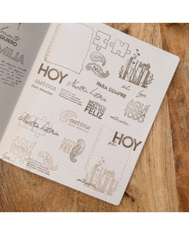 Sello acrílico Historia de la colección RAICES