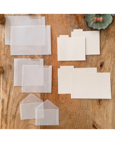 Pack Sobres vellum – BASIC Raices