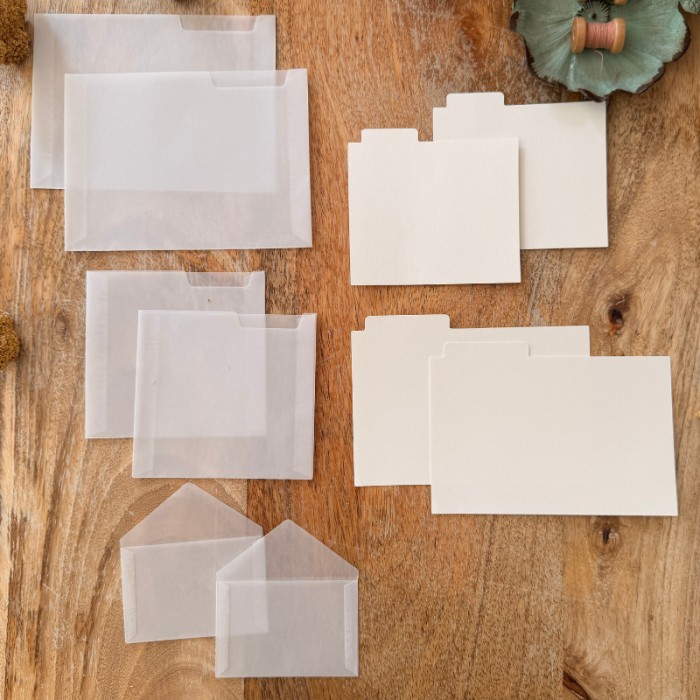 Pack Sobres vellum – BASIC Raices