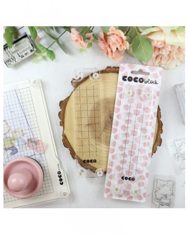 Placa de estampar 5x20cmts Coco by Aluacid