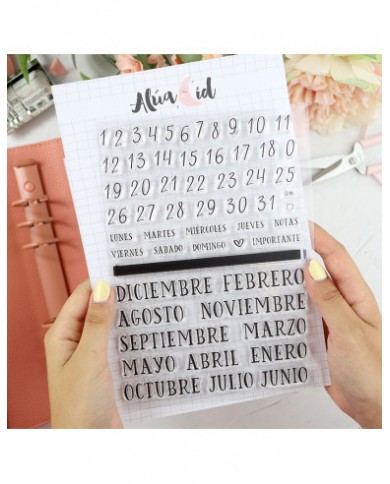 Sello Calendario Completo Aluacid
