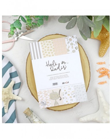 Bloc de papeles Holidadis 6x8" paper pad | Alúa Cid design