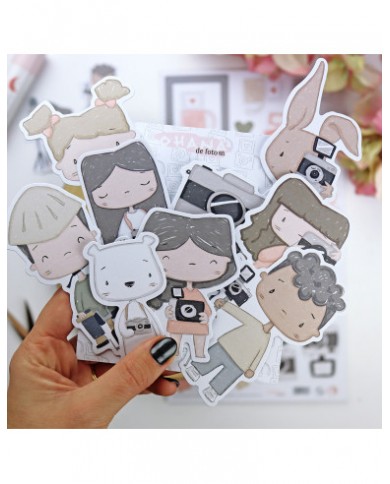 Recortables Ohana de Foto die-cuts set | Alúa Cid