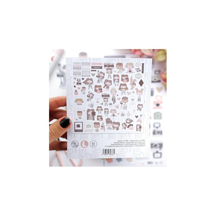 Recortables Ohana de Foto die-cuts set | Alúa Cid