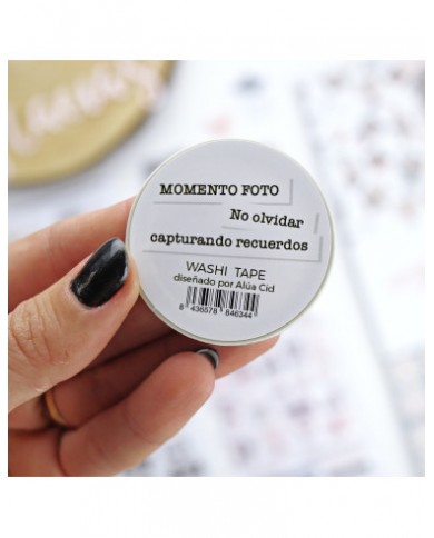 Washi tape Palabritas de fotos | Alúa Cid