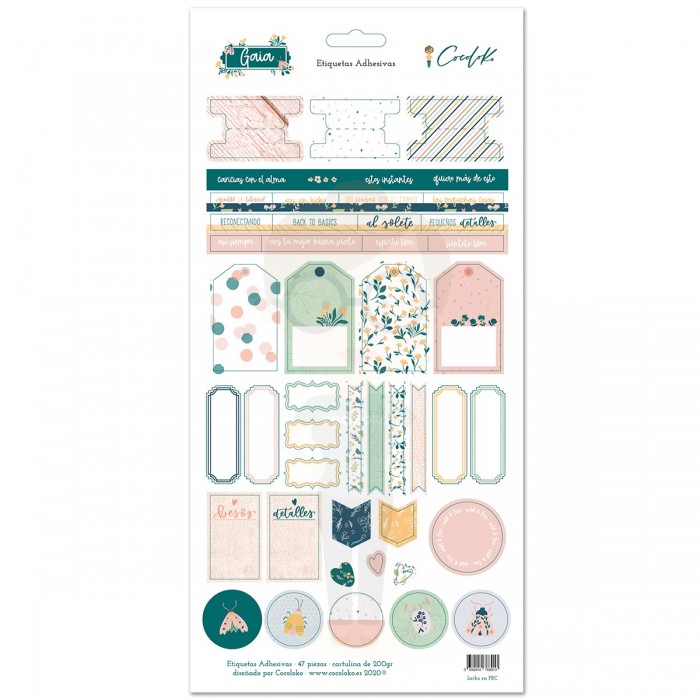 Cocoloko - GAIA - Set de 47 stickers