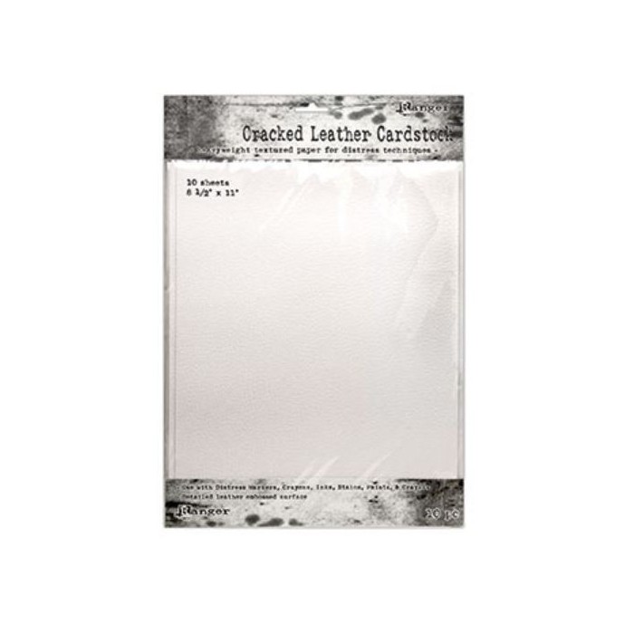 Distress Cracked Leather Cardstock 22x28cm