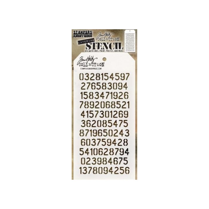 TIM HOLTZ STENCIL Números