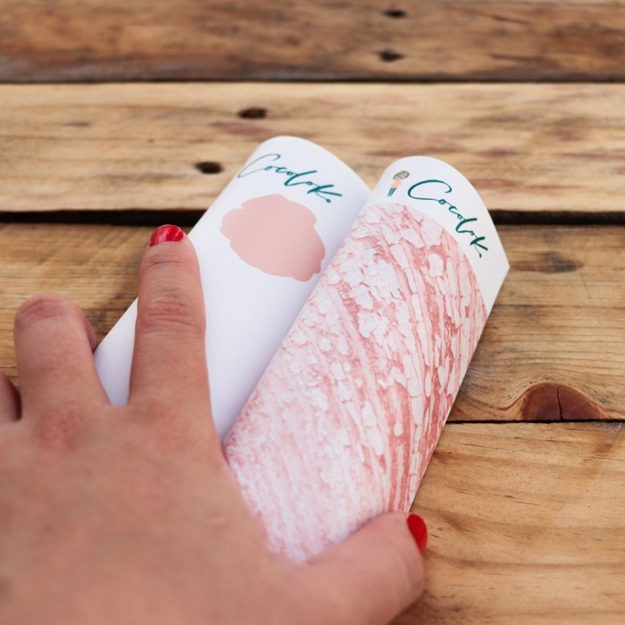 Cocoloko - GAIA -Hule plastificado madera rosa