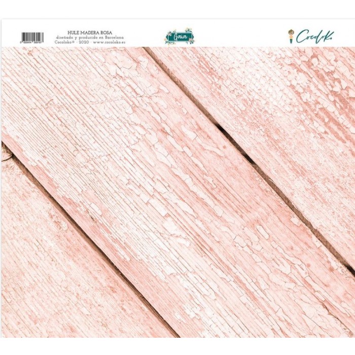 Cocoloko - GAIA -Hule plastificado madera rosa